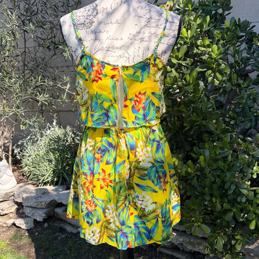 DO+BE Multicolor & Lace dress women’s medium like new - Picture 6 of 10